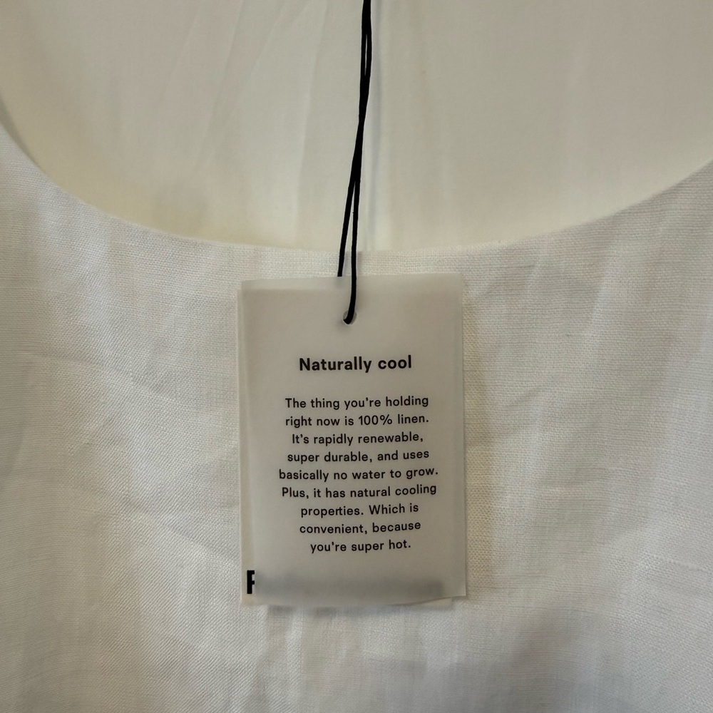 Reformation Hamley Linen Midi Dress NWT | 100% Linen Sustainable Summer - Picture 7 of 7
